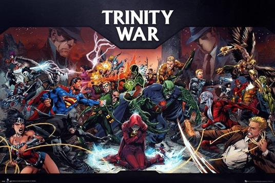 Poster DC Comics. Trinity War 61x91,5 cm. - 2