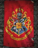 Poster Harry Potter. Hogwarts Flag 40x50 cm.