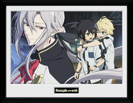 Stampa In Cornice 30x40 cm. Seraph Of The End. Trio