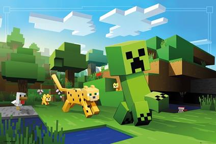 Poster Minecraft. Ocelot Chase 61x91,5 cm.