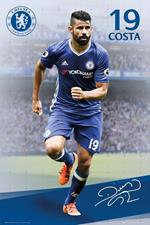 Poster Chelsea. Costa 16/17 61x91,5 cm.