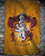 Poster Harry Potter. Gryffindor Flag 40x50 cm.