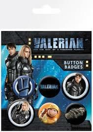 Badge Pack Valerian. Mix Distintivi