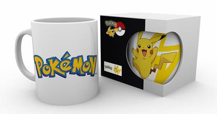 Tazza Pokemon. Logo And Pikachu