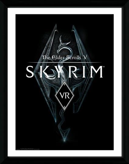 Stampa In Cornice 30x40 Skyrim. Vr Game Cover