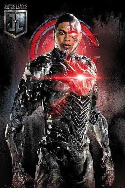 Poster Maxi 61x91,5 Cm Justice League Movie. Cyborg Solo