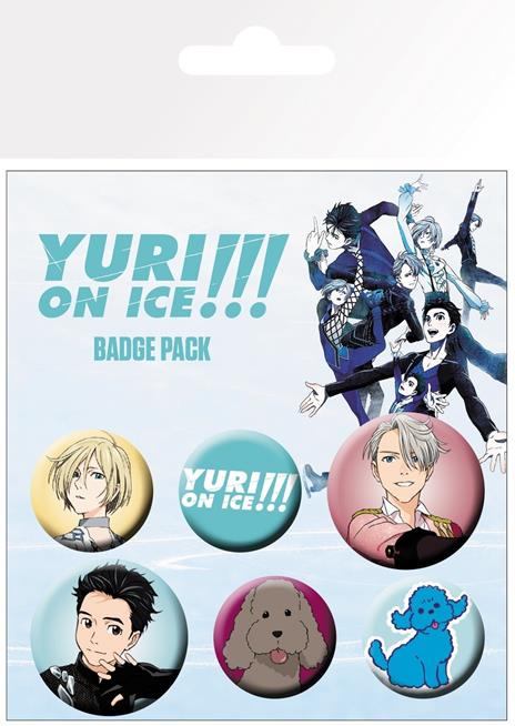 Badge Pack Yuri On Ice. Mix - 2