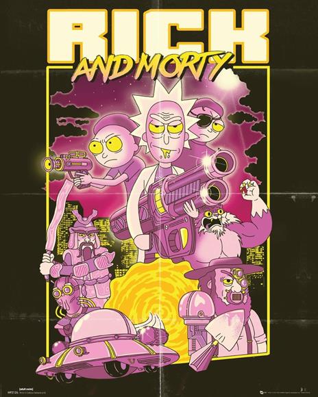 Rick And Morty: Action Movie (Poster Mini 40x50 Cm) - 2