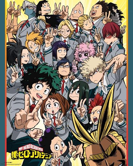 Poster Mini 40x50 Cm My Hero Academia. School Compilation - 2