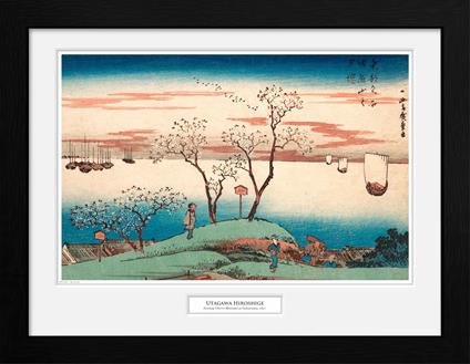 Hiroschige: Cherry Blossom At Gotenyama (Stampa In Cornice 30x40Cm)