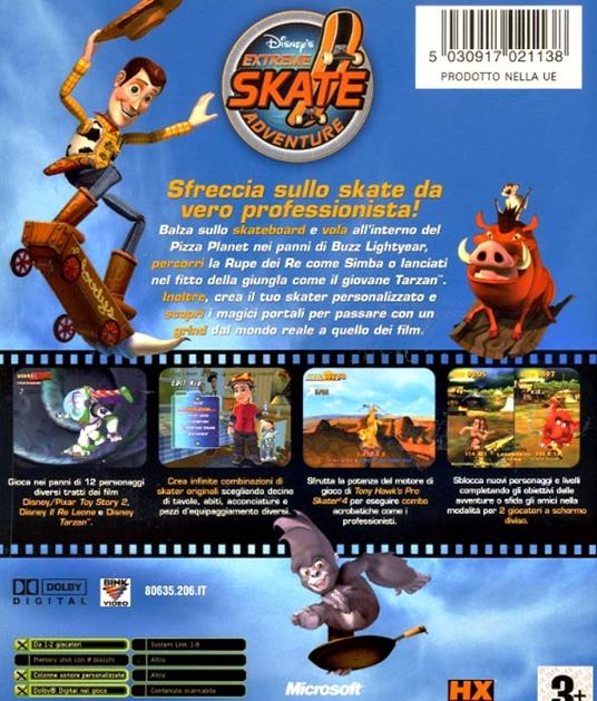 Disney's Extreme Skate Adventure - gioco per Xbox - Activision - Sport -  Skateboard - Videogioco | IBS