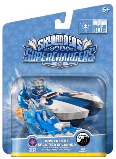 Skylanders Vehicle Blue Splatter Splasher (SC)