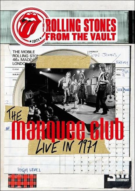 The Rolling Stones. From The Vault: The Marquee (Live in 1971) (DVD) - DVD di Rolling Stones