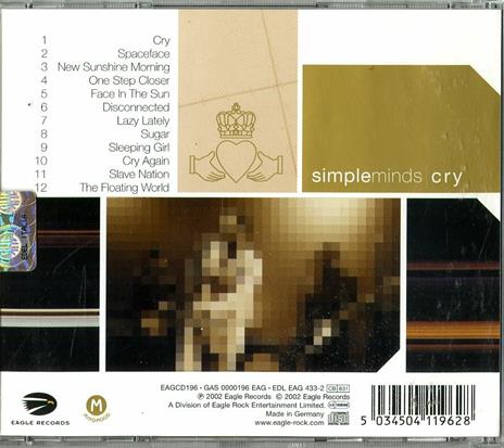 Cry - CD Audio di Simple Minds - 2