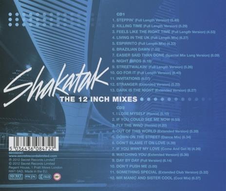 The 12 Inch Mixes - CD Audio di Shakatak - 2