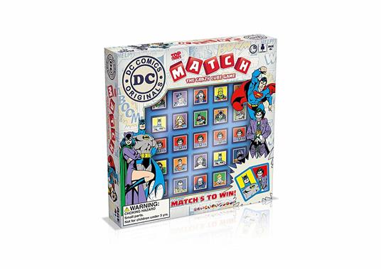 Top Trumps Match. DC Comics Retrò. Ed. Multilingua. Gioco da tavolo