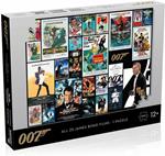 007 James Bond All 25 James Bond Films 1000 Pc Puzzle