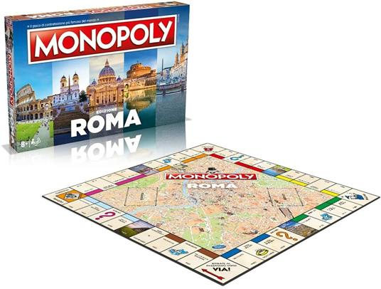 Monopoly - Edizione Roma. Gioco da tavolo - Winning Moves - Giochi di ruolo  e strategia - Giocattoli | IBS