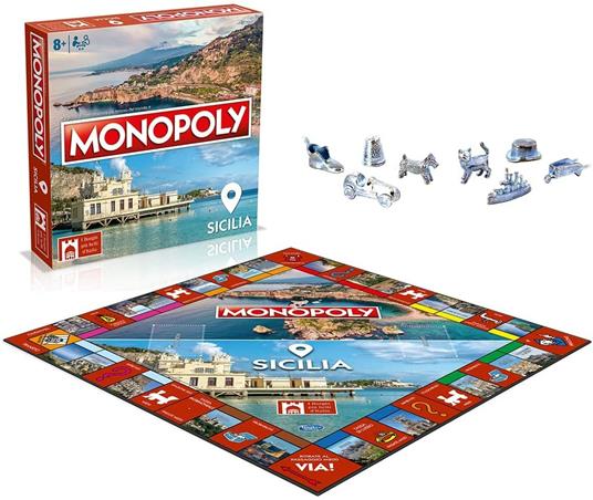 Monopoly - I Borghi Più Belli D'italia - Sicilia. Gioco da tavolo - 4