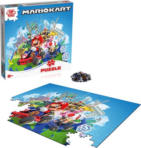 Top Puzzle - Mario Kart In Giro Per Il Mondo - 500 Pez - 6