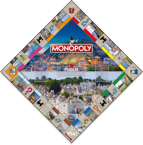 Monopoly - I Borghi Più Belli D'italia - Puglia & Basi. Gioco da tavolo - 2