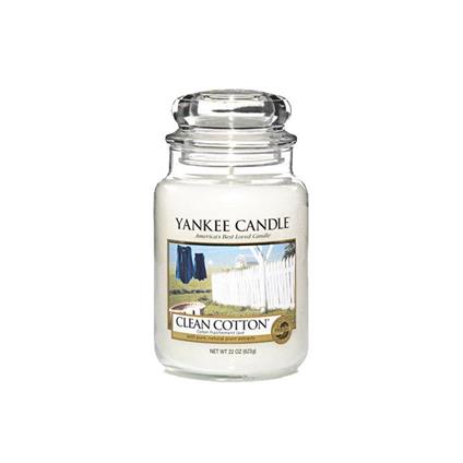 Yankee Candle Original Large Jar Clean Cotton