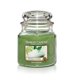 Yankee Candle Candela profumata in giara media | Calce alla vaniglia |  Durata Fino a 75 Ore - Yankee Candle - Idee regalo | IBS