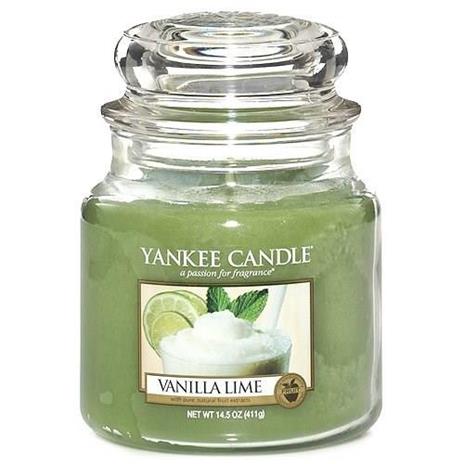 Yankee Candle Candela profumata in giara media | Calce alla vaniglia | Durata Fino a 75 Ore