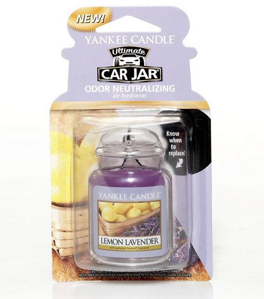 Yankee Candle 1220907E Deodoranti per Auto, Car Vaso Ultimate, Lemon  Lavender - Yankee Candle - Idee regalo | IBS