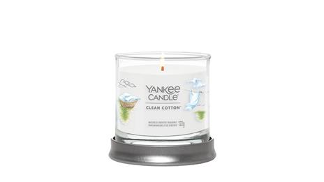 Yankee Candle Candela Tumbler Piccola Clean Cotton - 2