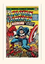 Stampa 30X40 Cm Captain America. Madbomb