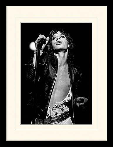 Stampa In Cornice Rolling Stones Mick Jagger