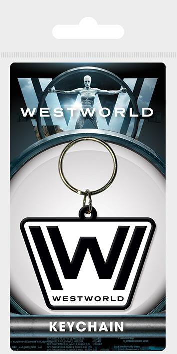 Portachiavi Westworld Logo Rubber Keychain