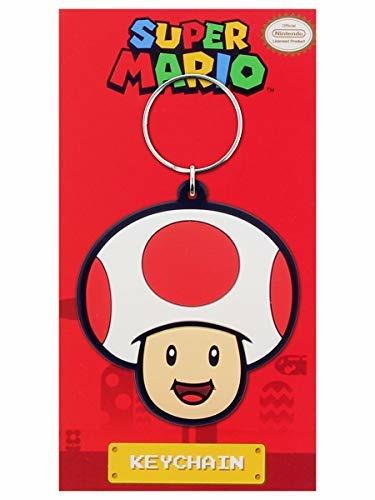 Portachiavi Nintendo: Super Mario. Toad Rubber Keychain - 3