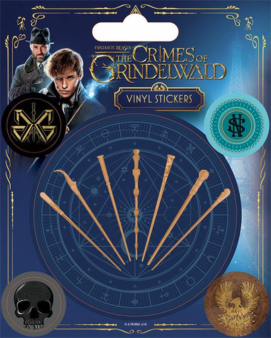 Set Adesivi Fantastic Beasts. The Crimes Of Grindelwald. Sticker