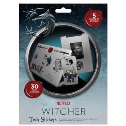 Witcher The: Tech Sticker Pack Set Adesivi