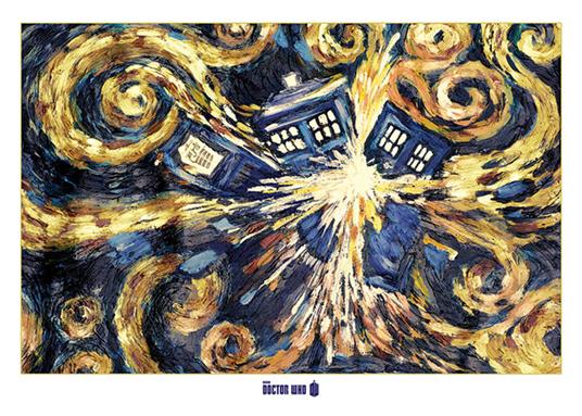 Poster Doctor Who. Exploding Tardis