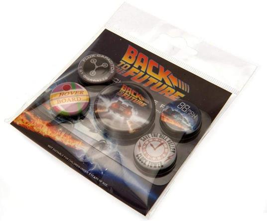 Badge Pack Back To The Future. Delorean Distintivi - 3