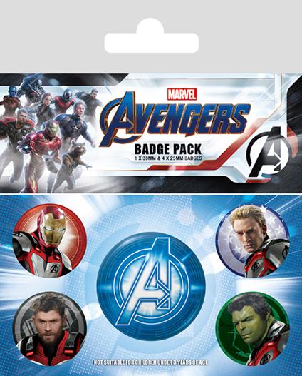 Avengers Endgame (Quantum Realm Suits) Badge Pack