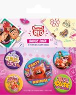 Disney: Pyramid - Turning Red (Besties) Badge Pack