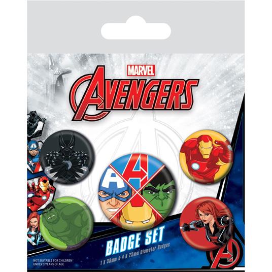 Marvel: Pyramid - Avengers - Assemble (Badge Packs / Set Spille)