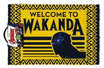 Zerbino Marvel. Black Panther. Welcome To Wakanda -Door Mat-