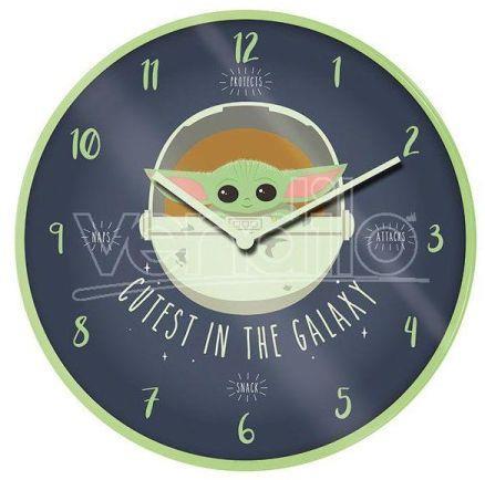 Star Wars The Mandalorian Wall Clock Cutest In The Galaxy Pyramid International - 2