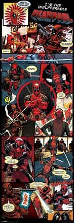 Poster da porta Deadpool. Panels