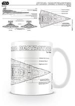 Tazza Star Wars. Star Destroyer Sketch