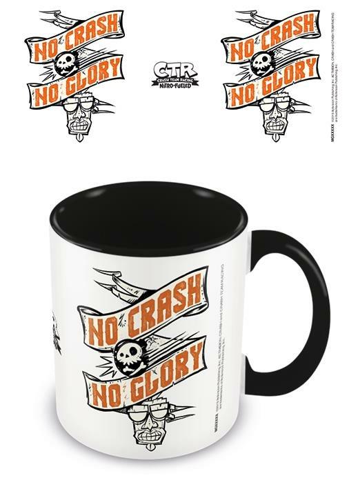 Tazza Crash Team Racing Black Inner C