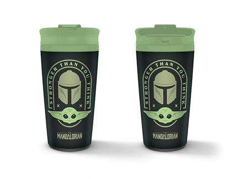 Star Wars: The Mandalorian - Stronger Than You Think Metal Travel Mug (Tazza)