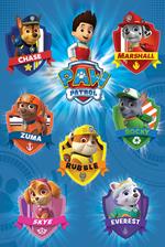 Poster Paw Patrol. Crests