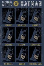 Poster Dc Originals. The Many Moods Of Batman