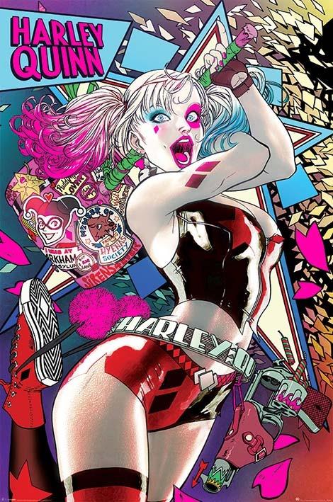 Poster Maxi Batman. Harley Quinn Neon